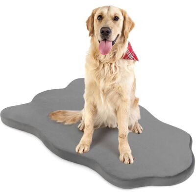 Gymax - Dog Sleeping Mat Waterproof Dog Crate Pad Bed Mat with Memory Foam Support Grey - Gray Gymax - Dog Sleeping Mat Waterproof Dog Crate Pad Bed Mat with Memory Foam Support Grey - Gray