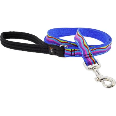 LupinePet - Original Designs Ripple Creek Nylon Dog Leash - Multicolored LupinePet - Original Designs Ripple Creek Nylon Dog Leash - Multicolored