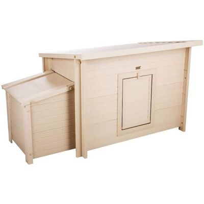 New Age Pet - ECOFLEX Fontana Chicken Barn in Tan - Maple New Age Pet - ECOFLEX Fontana Chicken Barn in Tan - Maple