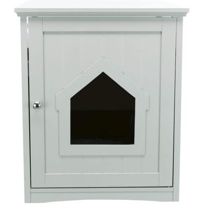 TRIXIE - Litter Box Enclosure Hide Litter Boxes Storage Drawer Indoor Cat Home - Gray TRIXIE - Litter Box Enclosure Hide Litter Boxes Storage Drawer Indoor Cat Home - Gray