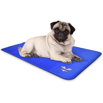 Arf Pets - Dog Cooling Mat 23”x35”, Durable, Non-Toxic Gel Dog Bed Mat for Kennels, Crates & Beds - Blue Arf Pets - Dog Cooling Mat 23”x35”, Durable, Non-Toxic Gel Dog Bed Mat for Kennels, Crates & Beds - Blue