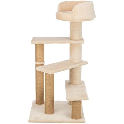 TRIXIE - Tulia Senior Plush & Sisal 4-Level Cat Tree, Scratching Posts & Bed - Beige TRIXIE - Tulia Senior Plush & Sisal 4-Level Cat Tree, Scratching Posts & Bed - Beige