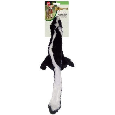 Spot - Skinneeez Black/White Plush Skunk Dog Toy Medium 1 pk - Black White Spot - Skinneeez Black/White Plush Skunk Dog Toy Medium 1 pk - Black White