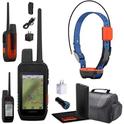 Garmin - Alpha 300i GPS Dog Tracking Bundle with Alpha T20 Collar - Black Garmin - Alpha 300i GPS Dog Tracking Bundle with Alpha T20 Collar - Black