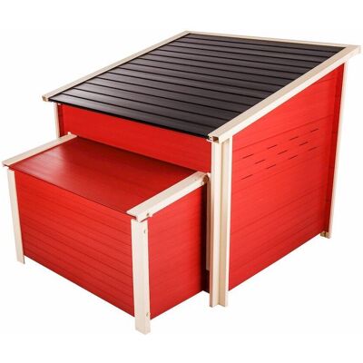 New Age Pet - Jumbo Fontana Chicken Barn - Red New Age Pet - Jumbo Fontana Chicken Barn - Red