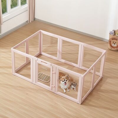 VEVOR - Dog Whelping Box, 60x39x23 in Plastic Dog Whelping Pen for Medium Sized Dogs, Waterproof Transparent Puppy Playpen VEVOR - Dog Whelping Box, 60x39x23 in Plastic Dog Whelping Pen for Medium Sized Dogs, Waterproof Transparent Puppy Playpen