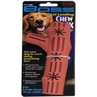 Boss PET - Brown Rubber Chew Stick Dog Toy Large 1 pk - Multicolored Boss PET - Brown Rubber Chew Stick Dog Toy Large 1 pk - Multicolored
