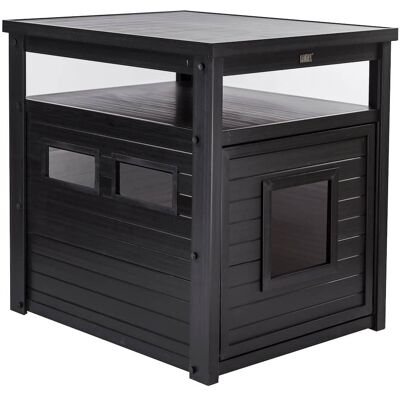 New Age Pet - ECOFLEX Jumbo Litter Box Cover End Table - Espresso New Age Pet - ECOFLEX Jumbo Litter Box Cover End Table - Espresso