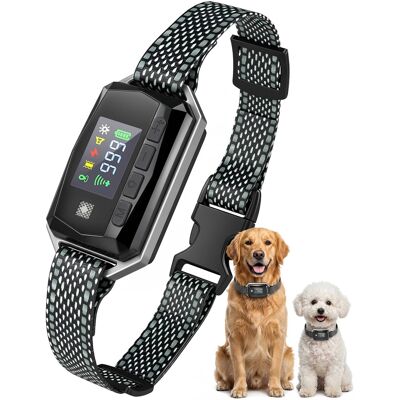 Pawhut - Dog Training Collar IP67 Waterproof E Collar Remote Rechargeable - Black Pawhut - Dog Training Collar IP67 Waterproof E Collar Remote Rechargeable - Black
