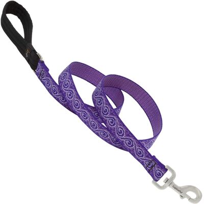 LupinePet - Original Designs Multicolor Jelly Roll Nylon Dog Leash - Multicolored LupinePet - Original Designs Multicolor Jelly Roll Nylon Dog Leash - Multicolored
