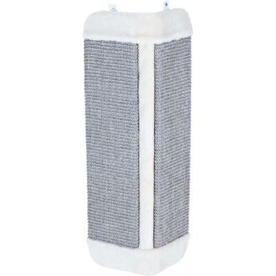 TRIXIE - Wall Mount Sisal Scratching Board for Corners, Vertical Cat Scratcher - Gray TRIXIE - Wall Mount Sisal Scratching Board for Corners, Vertical Cat Scratcher - Gray