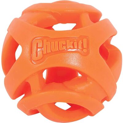 ChuckIt! - Breathe Right Ball Dog Toy 1 pk - Orange ChuckIt! - Breathe Right Ball Dog Toy 1 pk - Orange