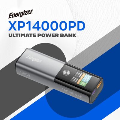 Energizer - Up To 100W PowerBank 14000mAh XP14000PD Energizer - Up To 100W PowerBank 14000mAh XP14000PD