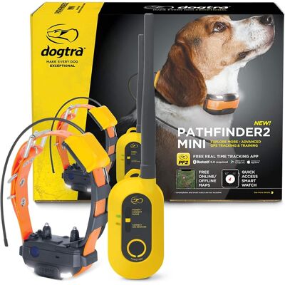 Dogtra - Pathfinder 2 Mini 4-Mile GPS Dog Tracker and Training E-Collar Great for Smaller Dogs App Required - Orange Dogtra - Pathfinder 2 Mini 4-Mile GPS Dog Tracker and Training E-Collar Great for Smaller Dogs App Required - Orange