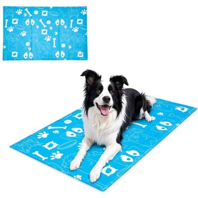 Ownpets - Pet Cooling Mat Leak-proof Ice Pad for Dogs, Size XL - Sky Blue Ownpets - Pet Cooling Mat Leak-proof Ice Pad for Dogs, Size XL - Sky Blue