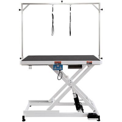 VEVOR - 50" Electric Pet Grooming Table, Heavy Duty Dog Grooming Arm for Large Dogs, Height Adjustable Dog Grooming Station VEVOR - 50" Electric Pet Grooming Table, Heavy Duty Dog Grooming Arm for Large Dogs, Height Adjustable Dog Grooming Station