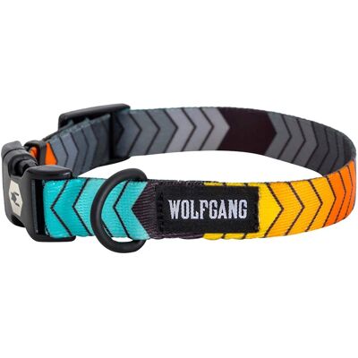 WOLFGANG PET - Wolfgang ChevTech Polyester Dog Collar Small - Multicolored WOLFGANG PET - Wolfgang ChevTech Polyester Dog Collar Small - Multicolored
