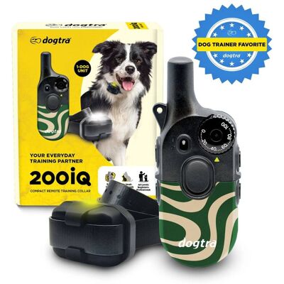 Dogtra - 200iQ Remote Training E Collar - 100 Levels, 1/2 Mile Range, Waterproof - Cafe Swirl Dogtra - 200iQ Remote Training E Collar - 100 Levels, 1/2 Mile Range, Waterproof - Cafe Swirl