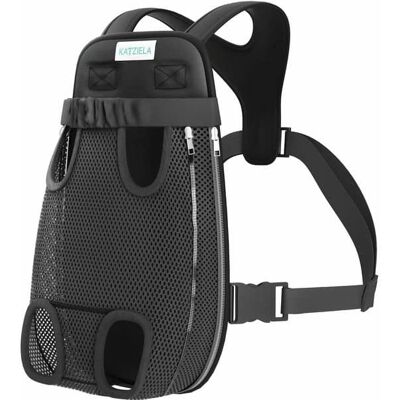 Katziela - Kangaroo Pouch Pet Carrier with Breathable Mesh Katziela - Kangaroo Pouch Pet Carrier with Breathable Mesh