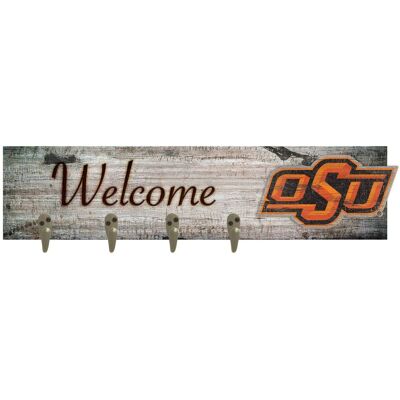 Fan Creations - Oklahoma State Cowboys 24" x 6" Mounted Coat Hanger - Multicolor Fan Creations - Oklahoma State Cowboys 24" x 6" Mounted Coat Hanger - Multicolor