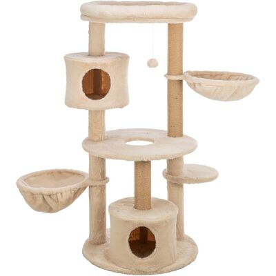 TRIXIE - Anna Jute Cat Tree Scratching Posts Condos Hammocks Perches Cat Toy - Beige TRIXIE - Anna Jute Cat Tree Scratching Posts Condos Hammocks Perches Cat Toy - Beige