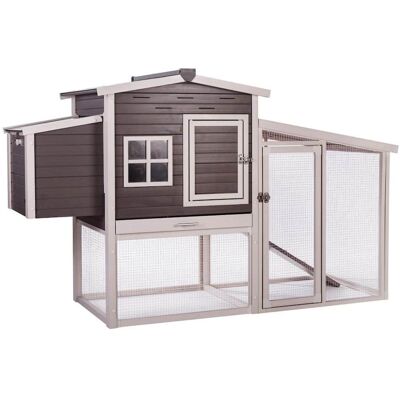 New Age Pet - ECOFLEX Hampton Chicken Barn and Pen - Grey New Age Pet - ECOFLEX Hampton Chicken Barn and Pen - Grey