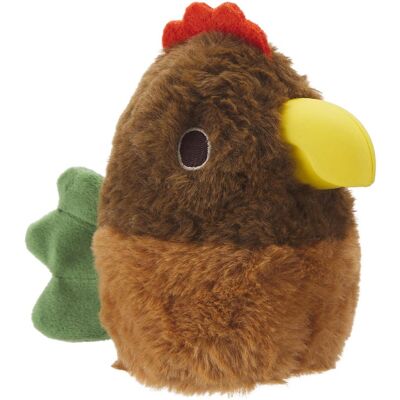 BARK - Rubber Hen Dog Toy 1 pk (Case of 3) - Brown BARK - Rubber Hen Dog Toy 1 pk (Case of 3) - Brown