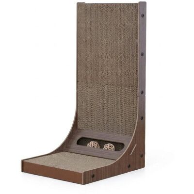 PetPals - Poly Angled Cat Scratcher - Brown PetPals - Poly Angled Cat Scratcher - Brown