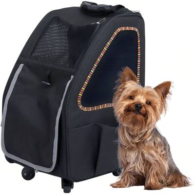 Petique - 5-in-1 Ventilated Carrier Bag for Small Pets - Sunset Stripe Petique - 5-in-1 Ventilated Carrier Bag for Small Pets - Sunset Stripe