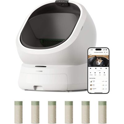 PETLIBRO - Luma Smart Automatic Litter Box&Waste Bag Accessory Kit - White PETLIBRO - Luma Smart Automatic Litter Box&Waste Bag Accessory Kit - White