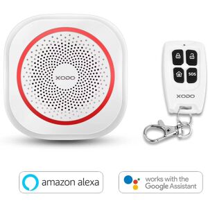 XODO - SA2 Smart Wi-Fi Home Security Alarm System – 90dB Siren, LED Flash, Alexa & Google Assistant XODO - SA2 Smart Wi-Fi Home Security Alarm System – 90dB Siren, LED Flash, Alexa & Google Assistant
