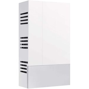 HEATH ZENITH - Hammered White Metal/Plastic Wired and Wireless Door Chime Bell HEATH ZENITH - Hammered White Metal/Plastic Wired and Wireless Door Chime Bell