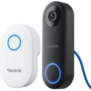 Reolink - D340P Wired PoE Video Doorbell Camera 2K+ 5MP with Chime, Pre-Record, Works with NVRs - Black Reolink - D340P Wired PoE Video Doorbell Camera 2K+ 5MP with Chime, Pre-Record, Works with NVRs - Black