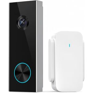 PRIMEPLUS - 3MP WiFi Doorbell 5000 mAh Battery Wireless Video Intercom AI Human Detection 2-way Audio Smart Door Bell Support Alexa - Black PRIMEPLUS - 3MP WiFi Doorbell 5000 mAh Battery Wireless Video Intercom AI Human Detection 2-way Audio Smart Door Bell Support Alexa - Black
