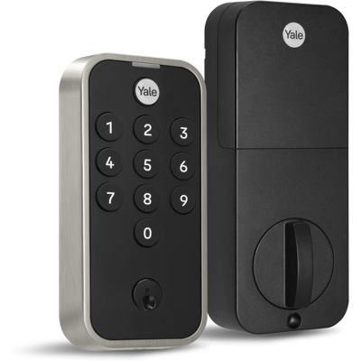Yale - Code Keypad Deadbolt - Satin Nickel Yale - Code Keypad Deadbolt - Satin Nickel