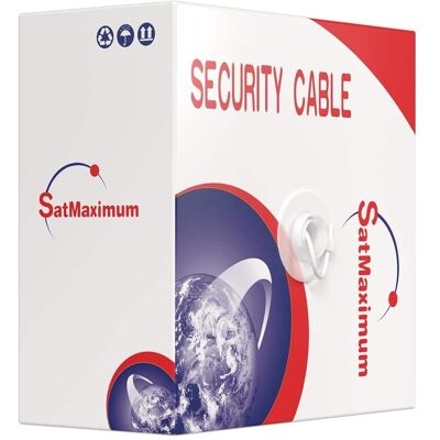 Cables Direct Online - 1000ft 22/6 Stranded Alarm Cable CCA 22AWG Low Voltage Wire for Security, Fire Systems, Doorbell Applications - White Cables Direct Online - 1000ft 22/6 Stranded Alarm Cable CCA 22AWG Low Voltage Wire for Security, Fire Systems, Doorbell Applications - White