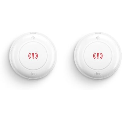 Ring - Alarm Panic Button 2pk - White Ring - Alarm Panic Button 2pk - White