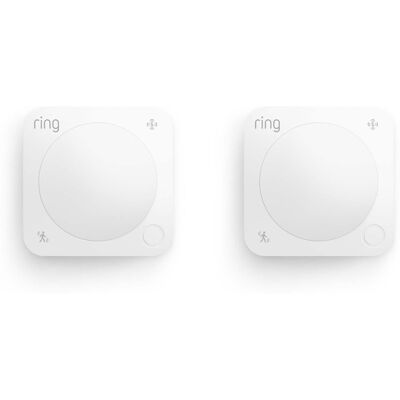 Ring - Motion Detector (newest model) – On Amazon Sidewalk, no hub needed, Pro Monitoring (sold separately), 2pk - White Ring - Motion Detector (newest model) – On Amazon Sidewalk, no hub needed, Pro Monitoring (sold separately), 2pk - White