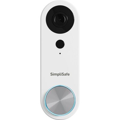 SimpliSafe - Video Doorbell Pro - Wired - White SimpliSafe - Video Doorbell Pro - Wired - White