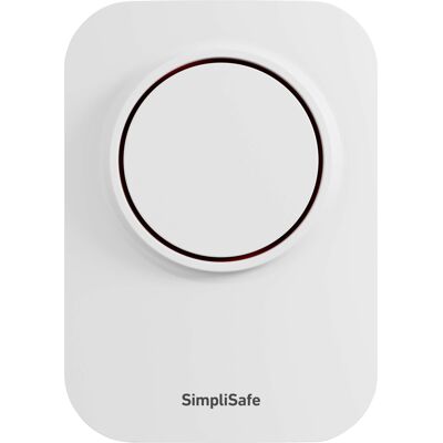 SimpliSafe - Wireless Auxiliary Siren - White SimpliSafe - Wireless Auxiliary Siren - White