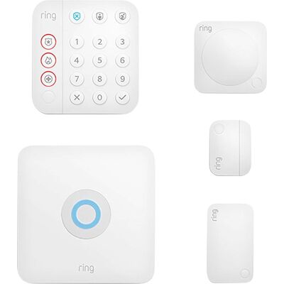 Ring - Alarm Security Kit 5-Piece (2nd Gen) - White Ring - Alarm Security Kit 5-Piece (2nd Gen) - White