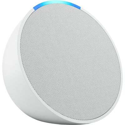 Amazon - Echo Pop (1st Generation) Smart Speaker with Alexa - Glacier White Amazon - Echo Pop (1st Generation) Smart Speaker with Alexa - Glacier White
