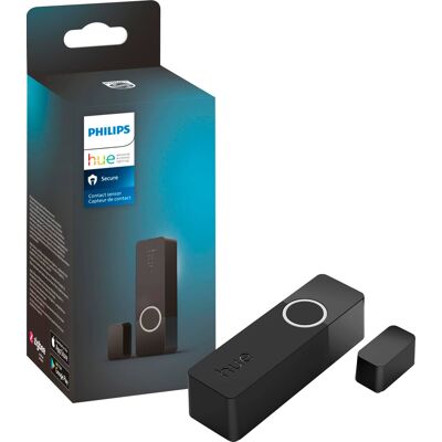 Philips - Hue Secure Contact Sensor - Black Philips - Hue Secure Contact Sensor - Black
