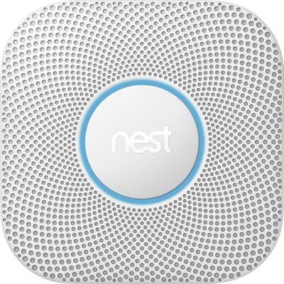 Google - Nest Protect 2nd Generation (Battery) Smart Smoke/Carbon Monoxide Alarm - White Google - Nest Protect 2nd Generation (Battery) Smart Smoke/Carbon Monoxide Alarm - White