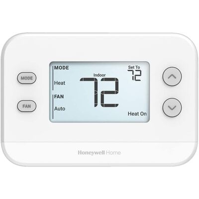 Honeywell - Home TH1110U4000/U FocusPRO N100 Non-Programmable Thermostat 1H/1C Compatibility - White Honeywell - Home TH1110U4000/U FocusPRO N100 Non-Programmable Thermostat 1H/1C Compatibility - White