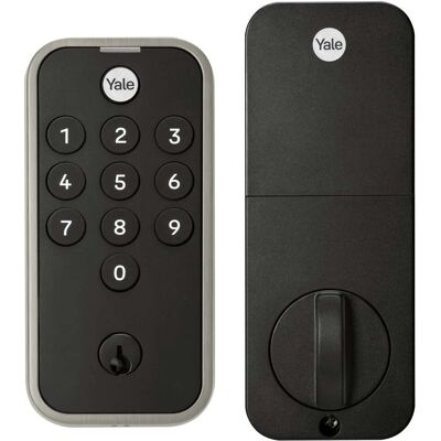 Yale - Code Keypad Deadbolt - Satin Nickel Yale - Code Keypad Deadbolt - Satin Nickel