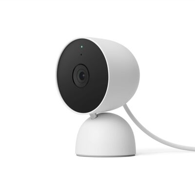Google - Nest Cam Indoor Wired Security Camera - Snow Google - Nest Cam Indoor Wired Security Camera - Snow