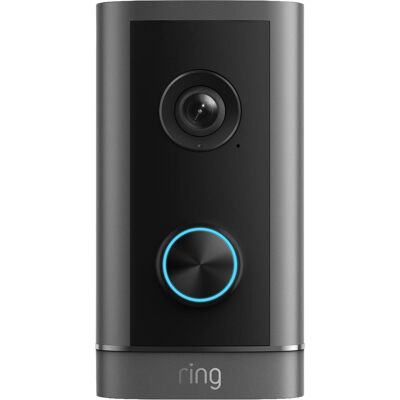 Ring - Wired Doorbell 4K Elite with Native Power over Ethernet, Retinal 4K, Remote Gate Access, 10x Zoom, Night Vision - Deep Silver Ring - Wired Doorbell 4K Elite with Native Power over Ethernet, Retinal 4K, Remote Gate Access, 10x Zoom, Night Vision - Deep Silver