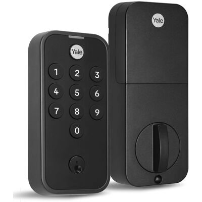 Yale - Code Keypad Deadbolt - Black Suede Yale - Code Keypad Deadbolt - Black Suede