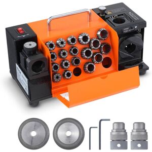 VEVOR - Drill Bits Sharpener, 3-20mm End Mill Grinder Sharpener - Orange VEVOR - Drill Bits Sharpener, 3-20mm End Mill Grinder Sharpener - Orange